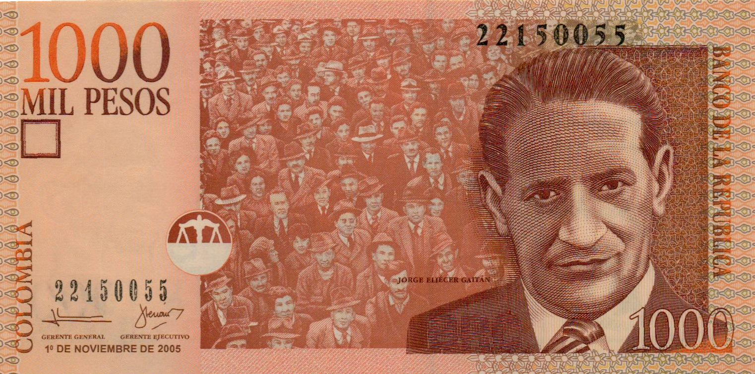 Colombia 1000 2005 UNC P-456/a